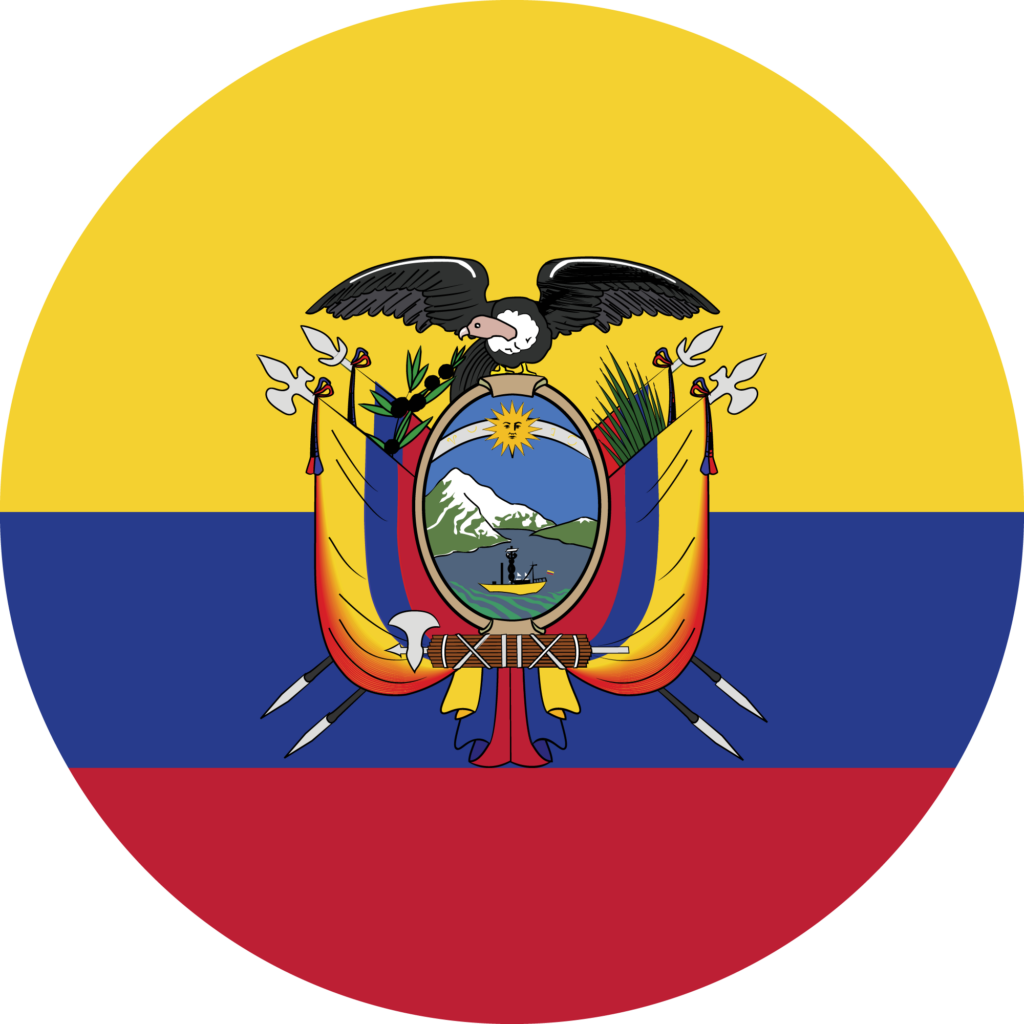 vecteezy bandera circular de ecuador 11571449